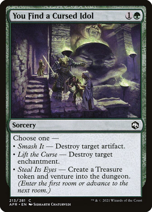 You Find a Cursed Idol - (Foil): Adventures in the Forgotten Realms