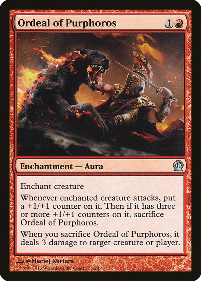 Ordeal of Purphoros - (Foil): Theros