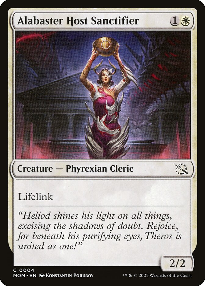 Alabaster Host Sanctifier: March of the Machine