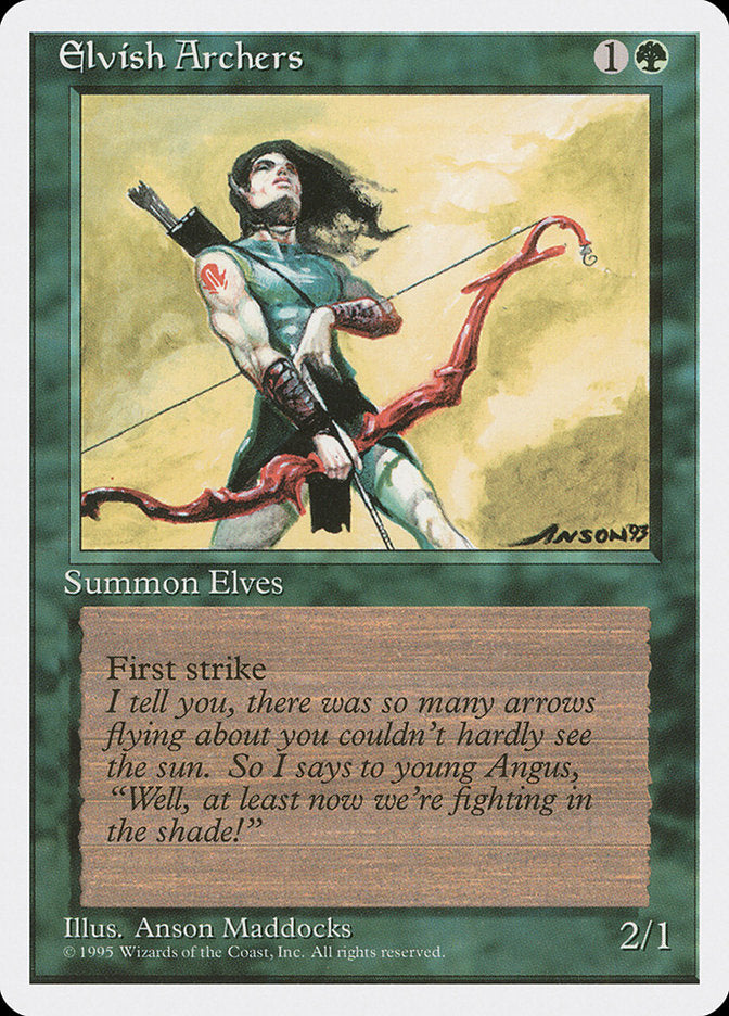 Elvish Archers: Fourth Edition