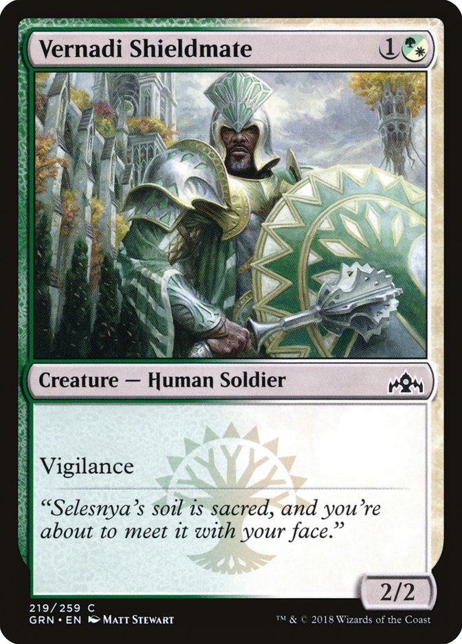 Vernadi Shieldmate: Guilds of Ravnica