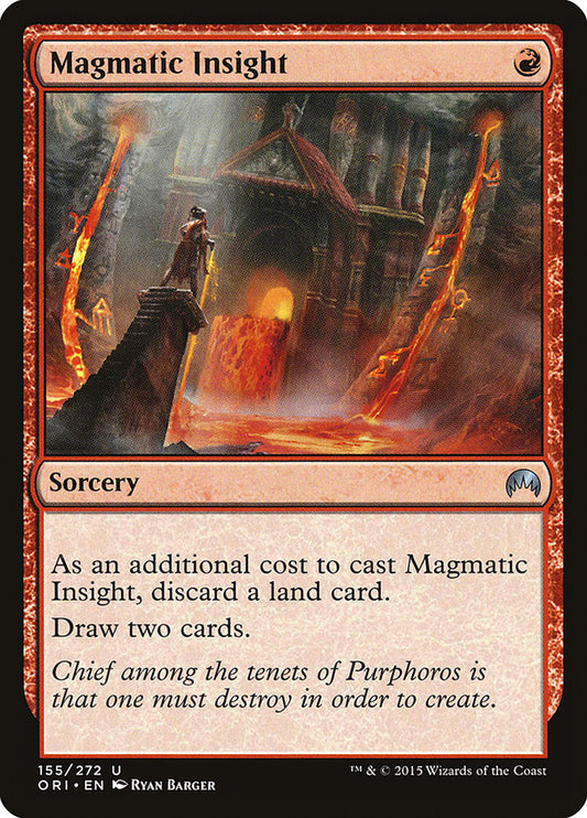 Magmatic Insight - (Foil): Magic Origins