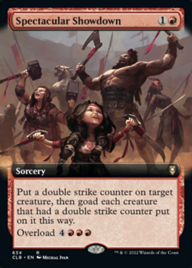 Spectacular Showdown (Extended Art): Commander Legends: Battle for Baldur's Gate