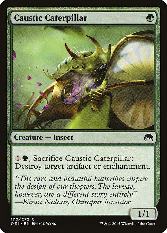 Caustic Caterpillar - (Foil): Magic Origins