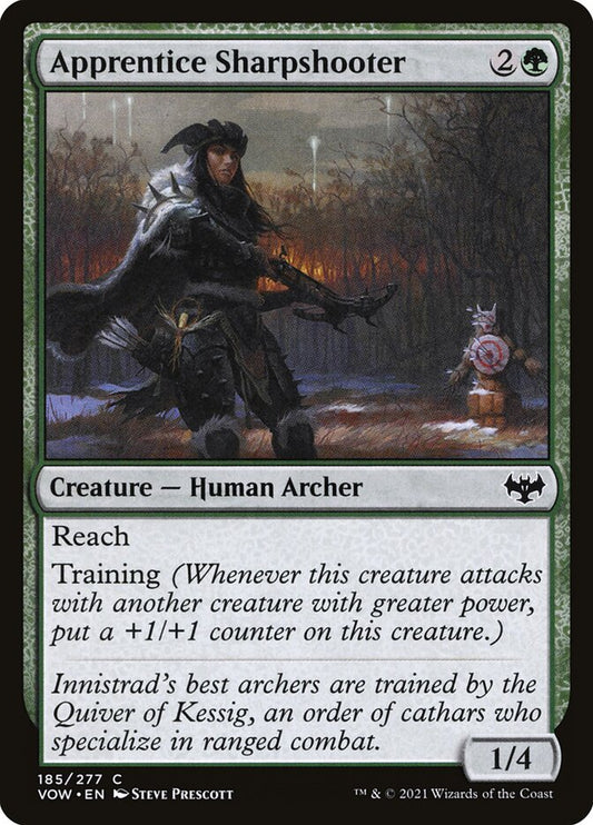 Apprentice Sharpshooter - (Foil): Innistrad: Crimson Vow