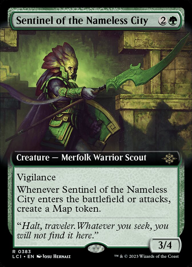 Sentinel of the Nameless City (Extended Art) - (Foil): Lost Caverns of Ixalan