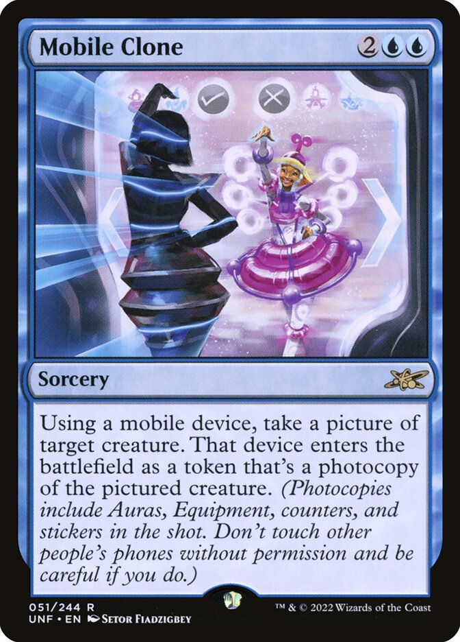 Mobile Clone - (Foil): Unfinity