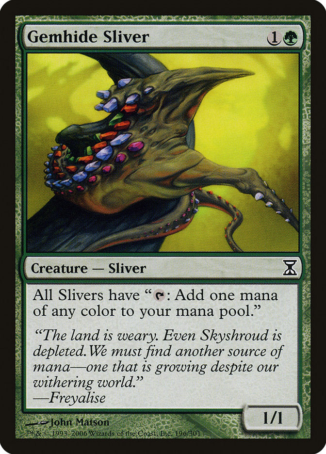 Gemhide Sliver - (Foil): Time Spiral