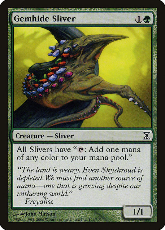 Gemhide Sliver - (Foil): Time Spiral