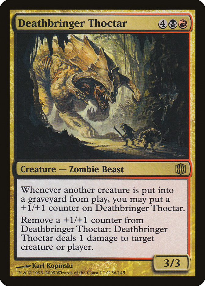 Deathbringer Thoctar - (Foil): Alara Reborn