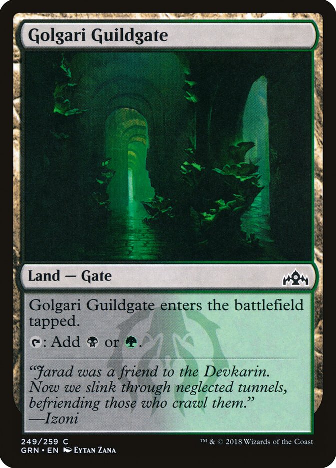 Golgari Guildgate (#249): Guilds of Ravnica
