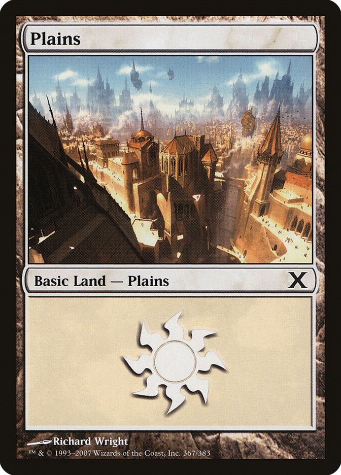 Plains (#367) - (Foil): Tenth Edition