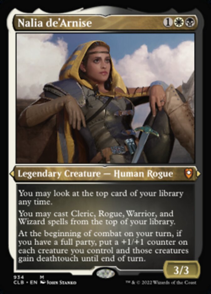 Nalia de'Arnise - (Foil): Commander Legends: Battle for Baldur's Gate
