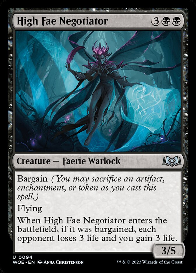 High Fae Negotiator - (Foil): Wilds of Eldraine