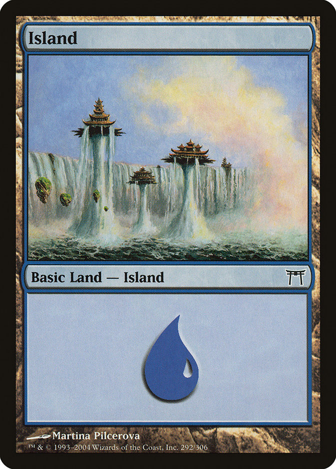 Island (#292): Champions of Kamigawa