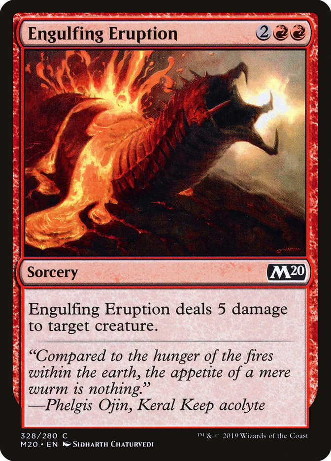 Engulfing Eruption (Starter Kit) (Welcome Deck): Core Set 2020