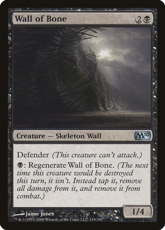 Wall of Bone - (Foil): Magic 2010