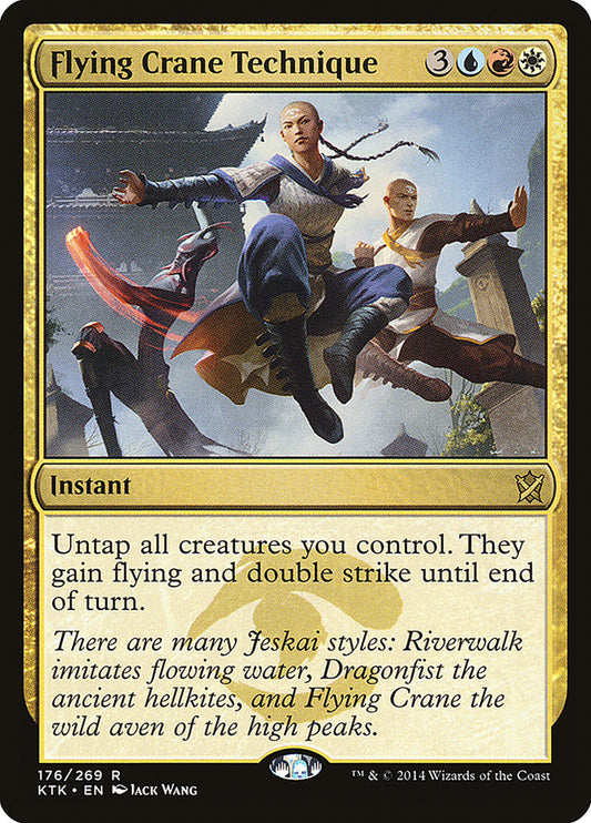 Flying Crane Technique - (Foil): Khans of Tarkir