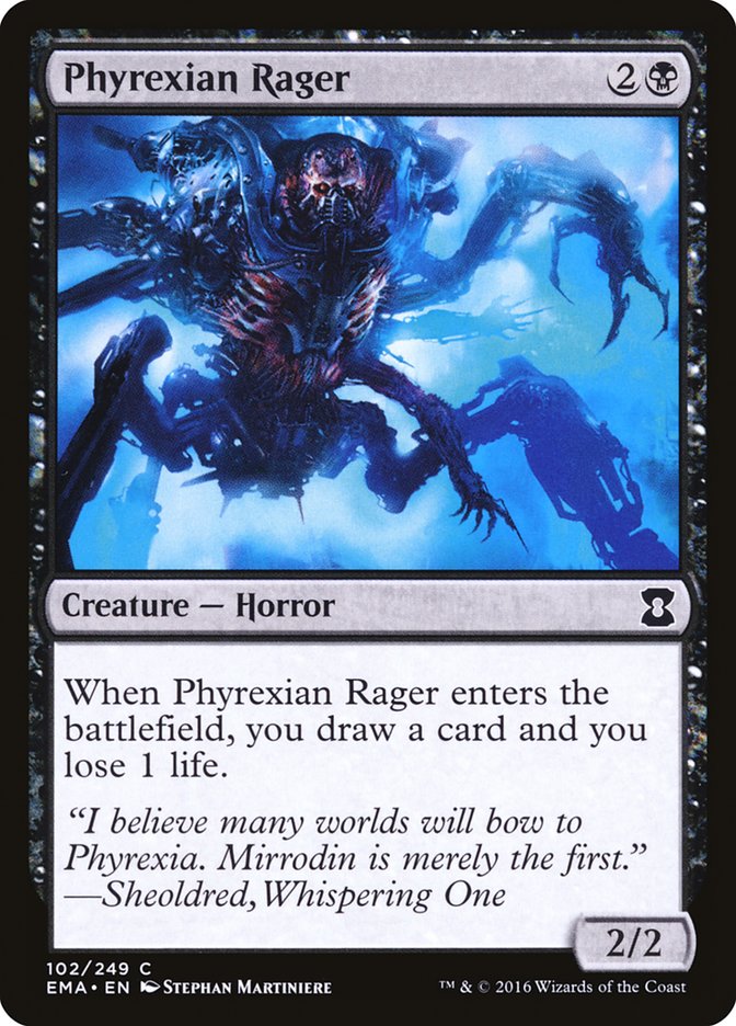 Phyrexian Rager: Eternal Masters