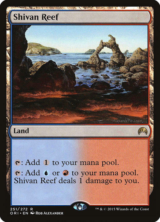 Shivan Reef - (Foil): Magic Origins
