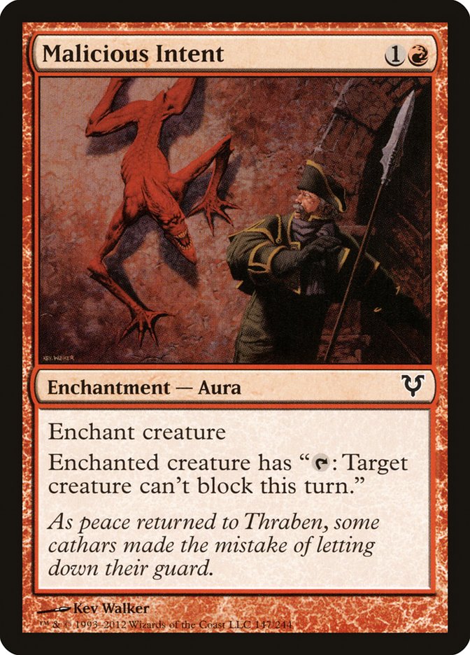 Malicious Intent: Avacyn Restored