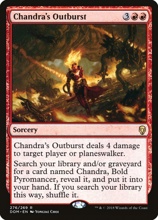 Chandra's Outburst (Planeswalker Deck): Dominaria