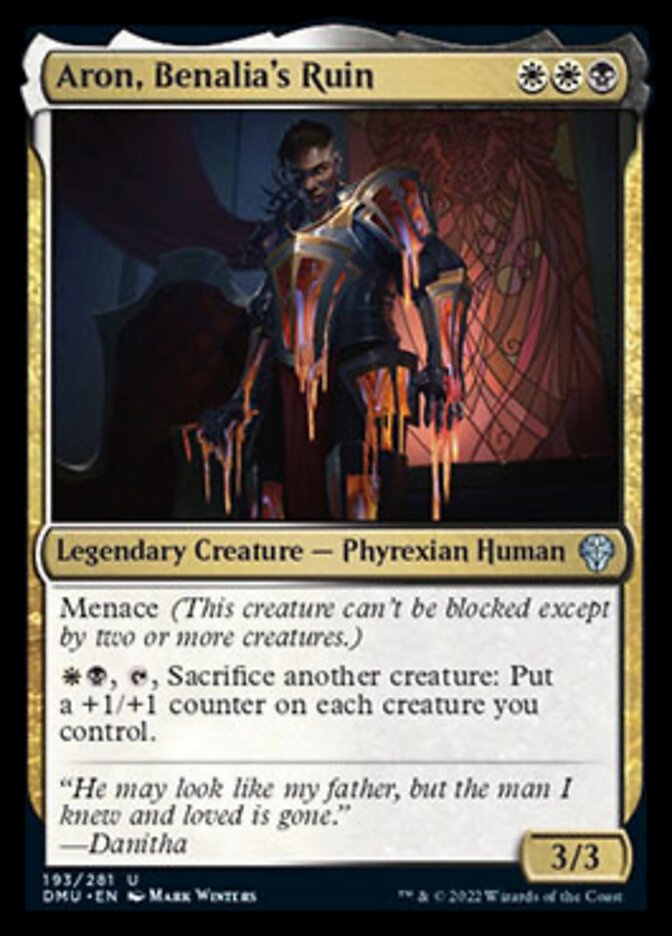 Aron, Benalia's Ruin - (Foil): Dominaria United