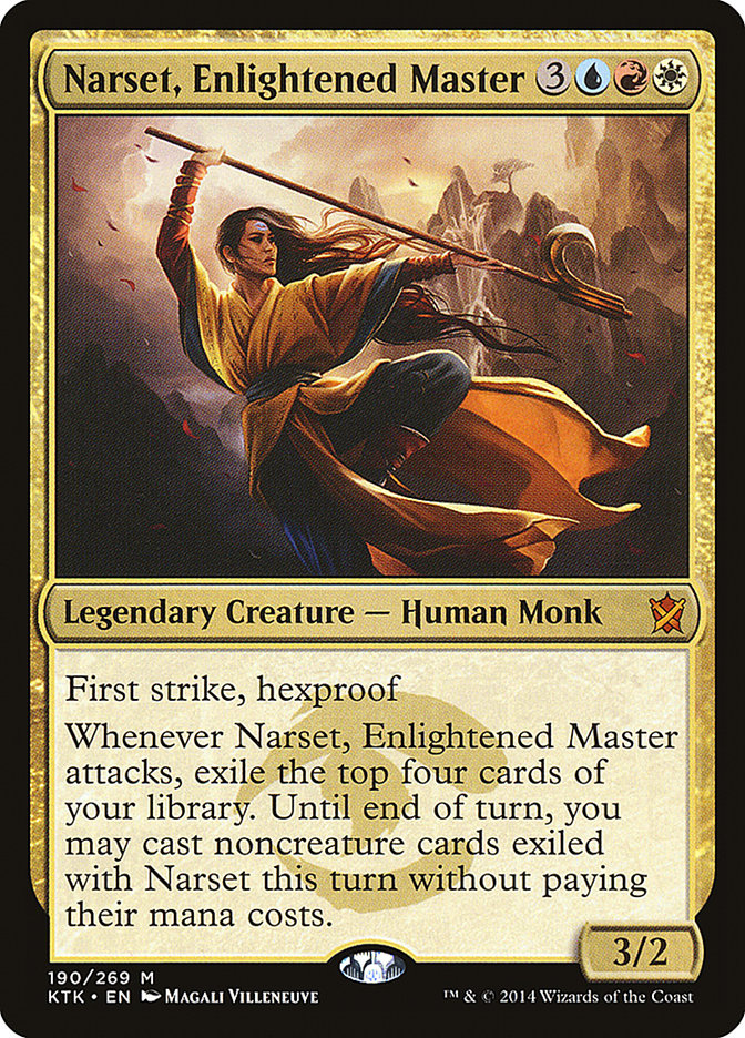 Narset, Enlightened Master - (Foil): Khans of Tarkir