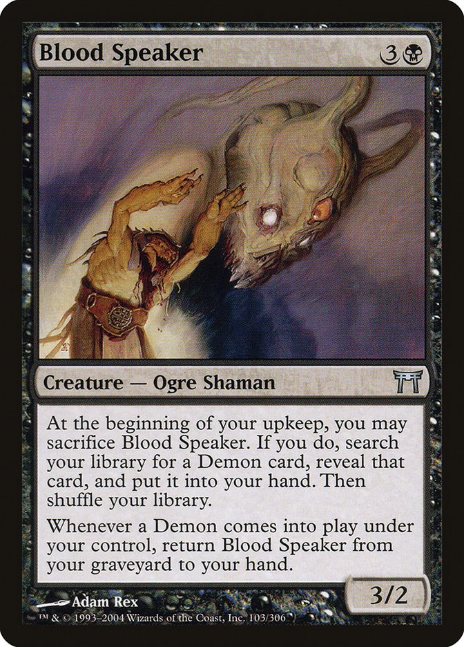 Blood Speaker - (Foil): Champions of Kamigawa