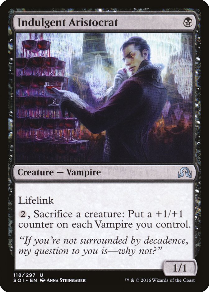 Indulgent Aristocrat - (Foil): Shadows over Innistrad