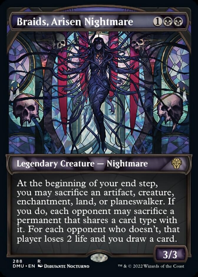 Braids, Arisen Nightmare (Showcase) - (Foil): Dominaria United