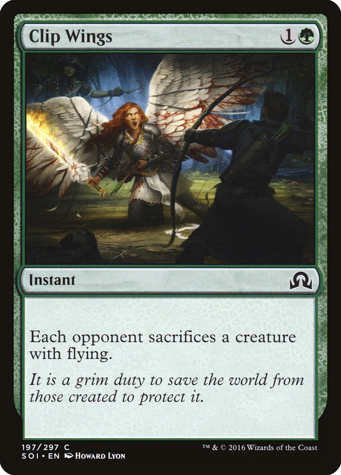 Clip Wings - (Foil): Shadows over Innistrad