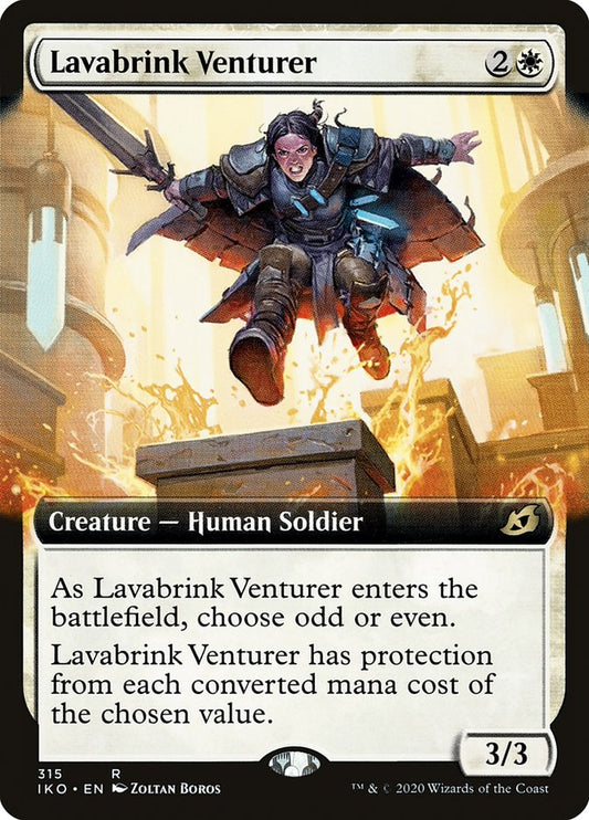 Lavabrink Venturer (Extended Art) - (Foil): Ikoria: Lair of Behemoths