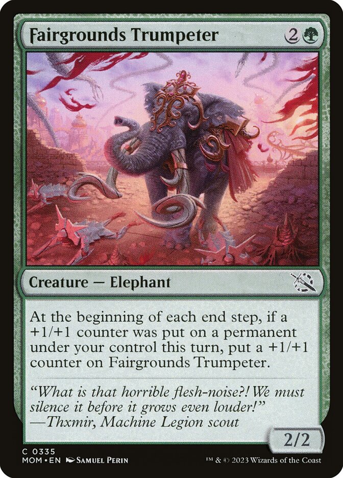 Fairgrounds Trumpeter - (Foil): March of the Machine