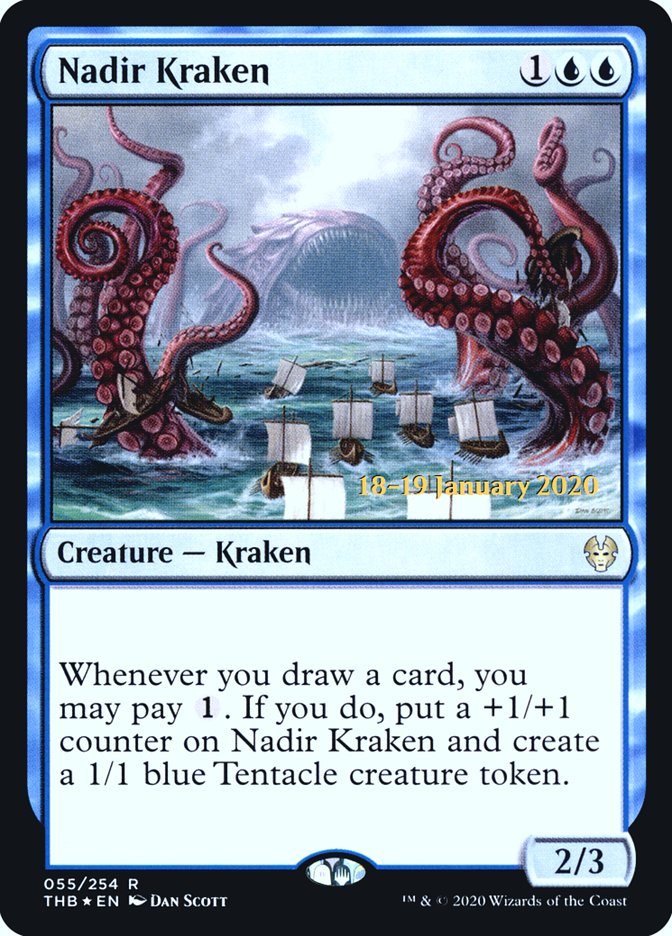 Nadir Kraken - (Foil): Theros Beyond Death Promos