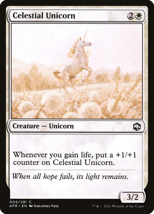 Celestial Unicorn - (Foil): Adventures in the Forgotten Realms