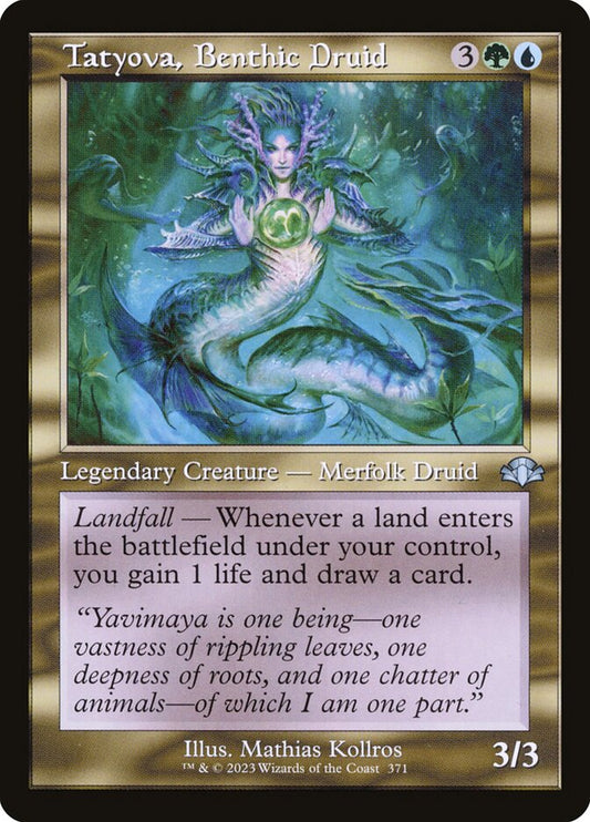 Tatyova, Benthic Druid (Retro Frame): Dominaria Remastered