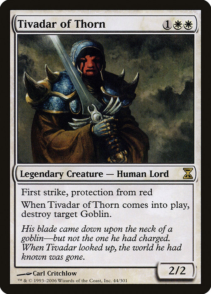 Tivadar of Thorn - (Foil): Time Spiral