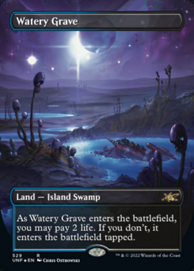 Watery Grave - (Foil): Unfinity