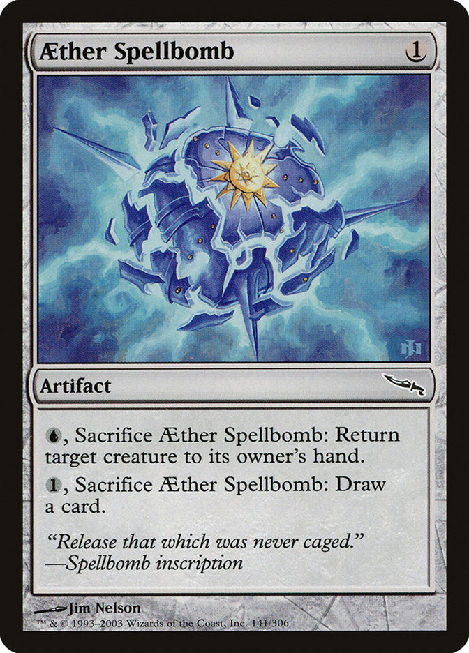 Aether Spellbomb - (Foil): Mirrodin