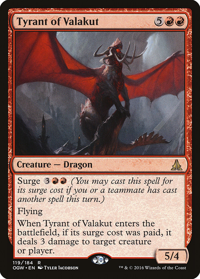 Tyrant of Valakut: Oath of the Gatewatch