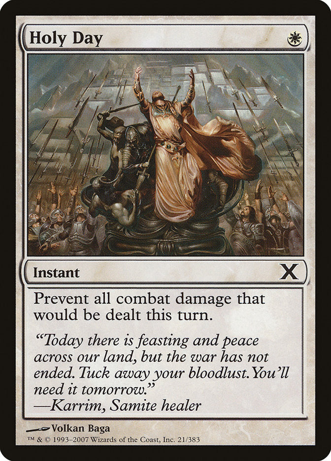 Holy Day - (Foil): Tenth Edition