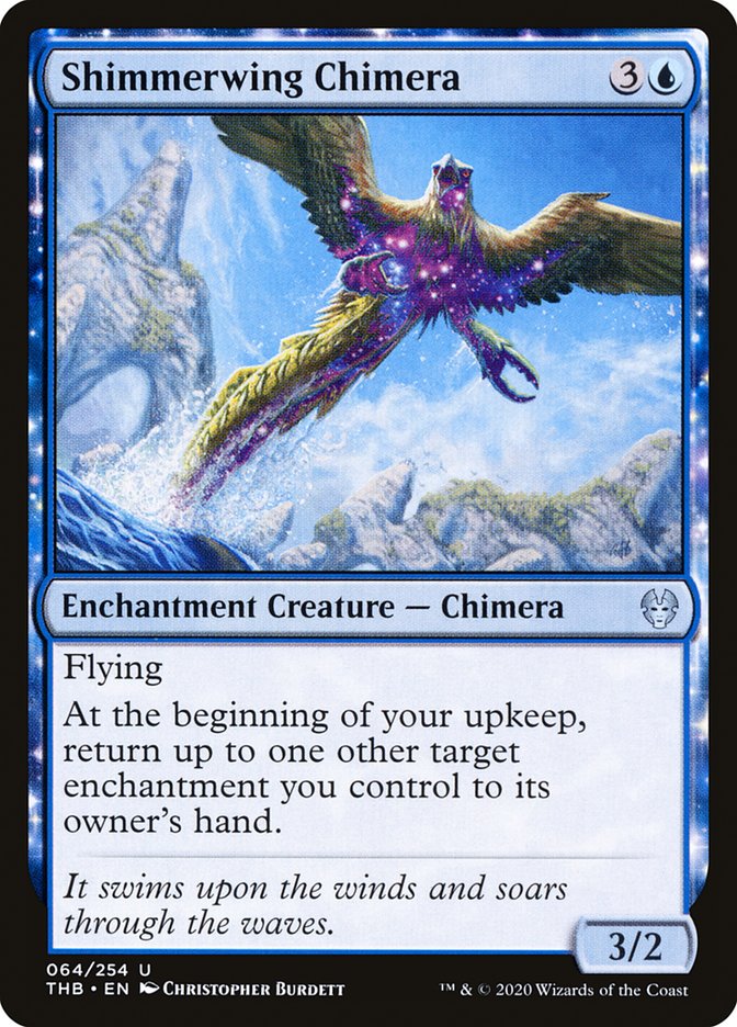 Shimmerwing Chimera - (Foil): Theros Beyond Death