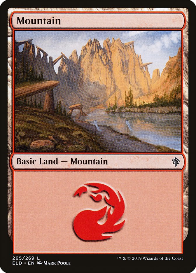 Mountain (#265): Throne of Eldraine