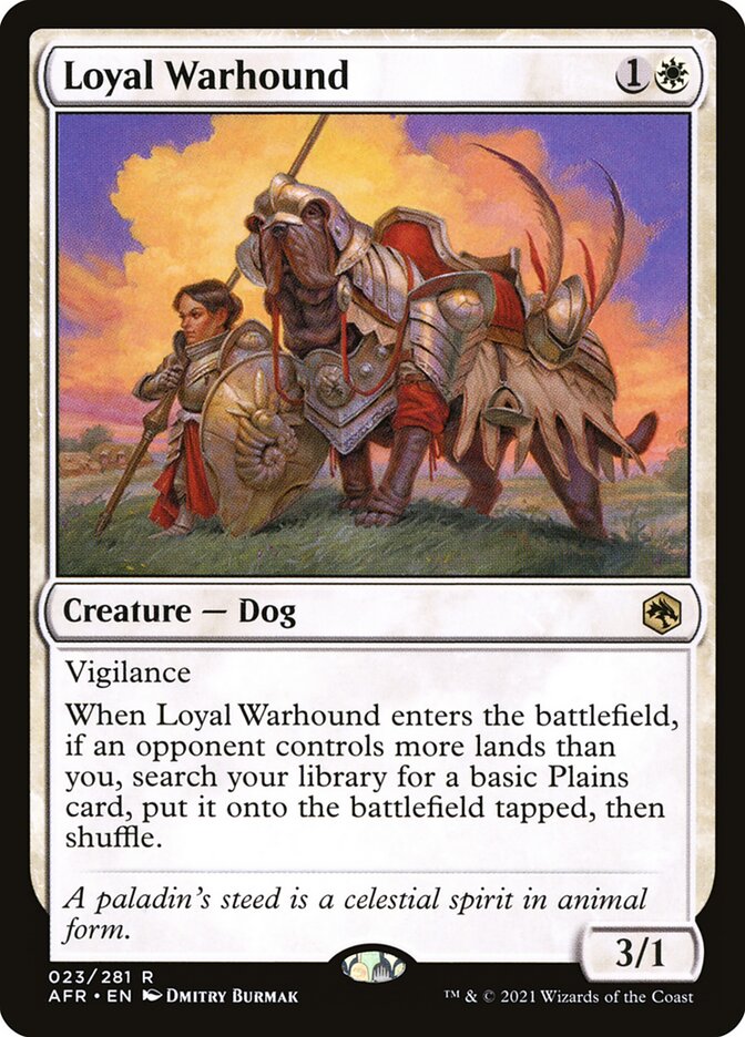 Loyal Warhound - (Foil): Adventures in the Forgotten Realms
