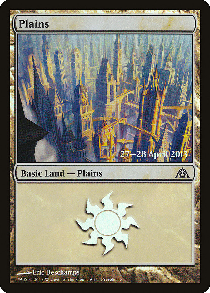 Plains - (Foil): Dragon's Maze Promos