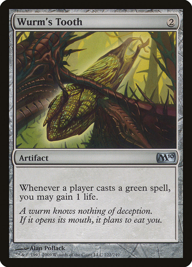 Wurm's Tooth - (Foil): Magic 2010