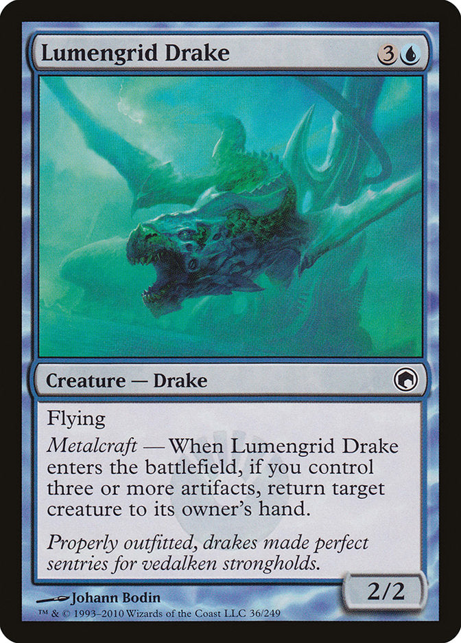 Lumengrid Drake: Scars of Mirrodin