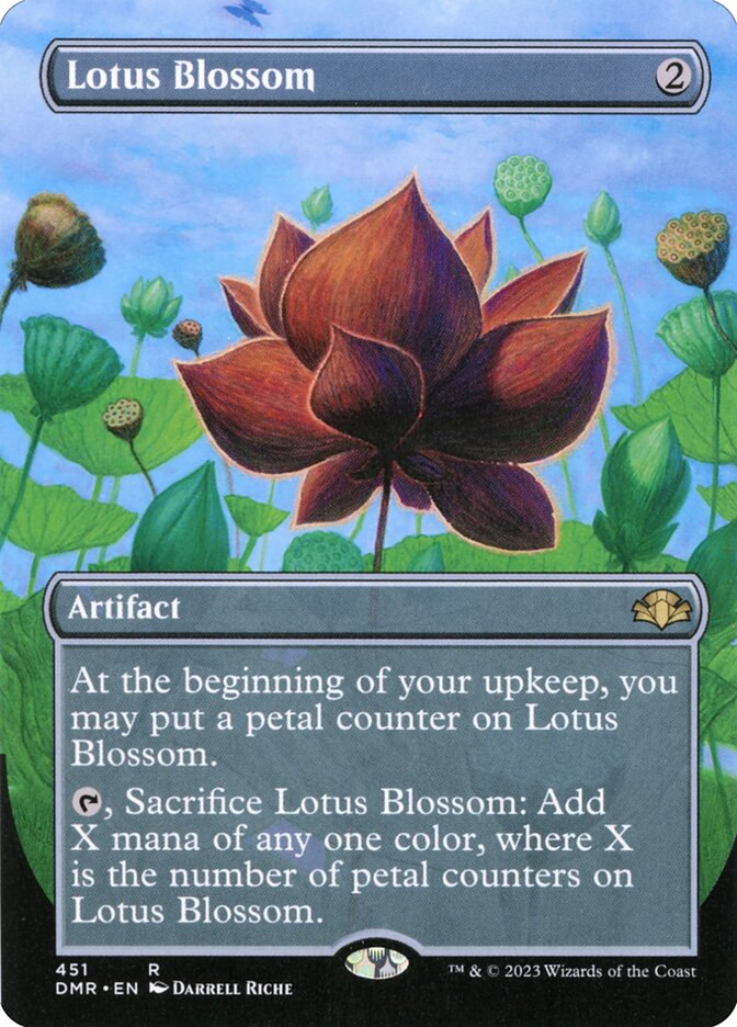 Lotus Blossom (Borderless): Dominaria Remastered