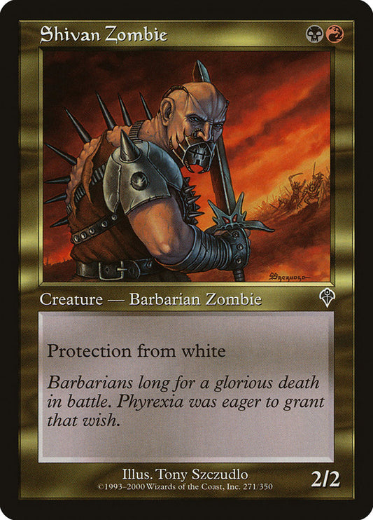 Shivan Zombie - (Foil): Invasion